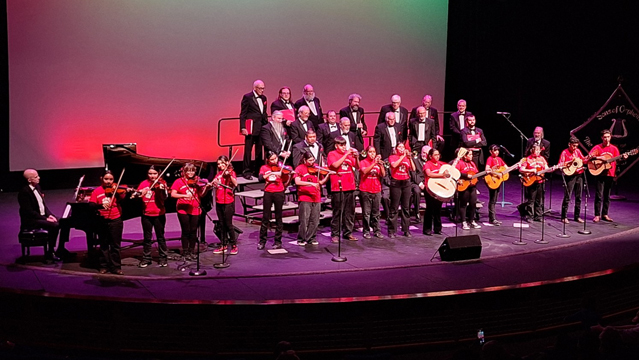 Performance on the big stage.